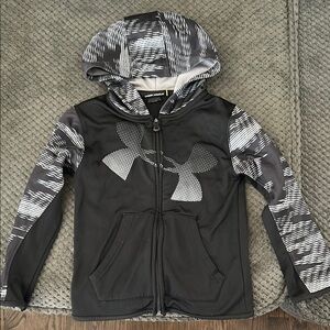 Under Armour Black and Gray Hoodie